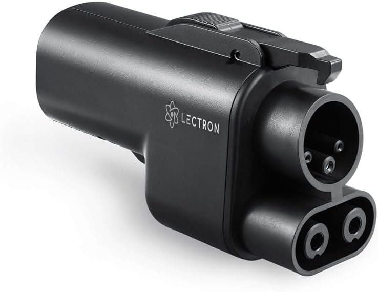 Lectron NACS to CCS Electric Vehicle Adapter - 500 Amps / 1,000V - Compatible with Tesla Superchargers - Fast Charge CCS1 EVs with Vortex Plug [Check with Your Automaker for Compatibility] - Product Image