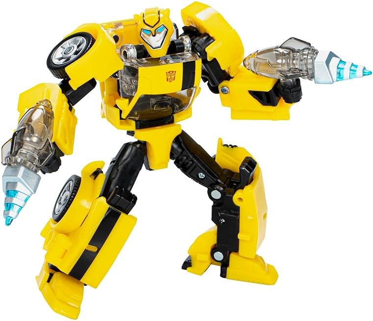 Transformers Legacy United Deluxe Class Animated Universe Bumblebee, 5.5-Inch Converting Action Figure, 8+ - Product Image