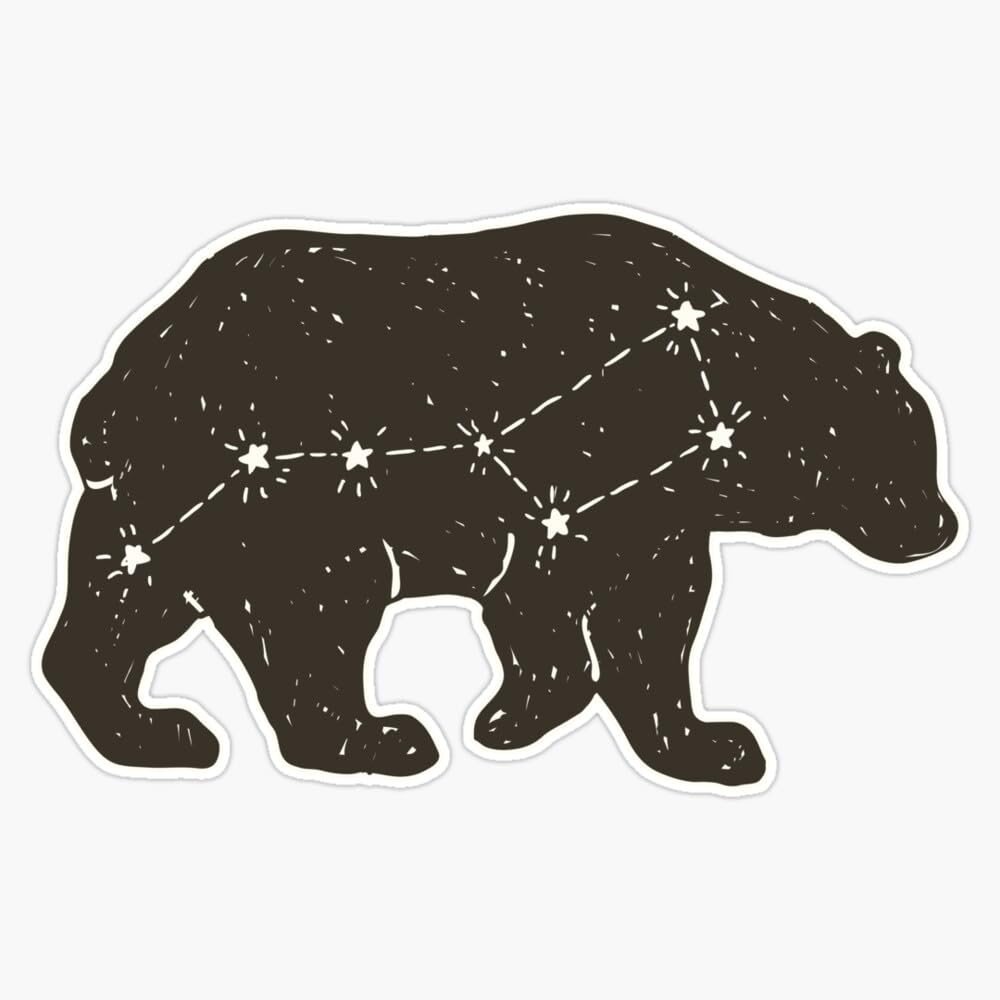 Ursa Major Sticker Bumper Sticker Vinyl Decal 5" - Product Image
