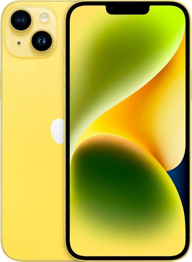 Apple iPhone 14 Plus, 256GB, Yellow - Unlocked (Renewed) - Product Image