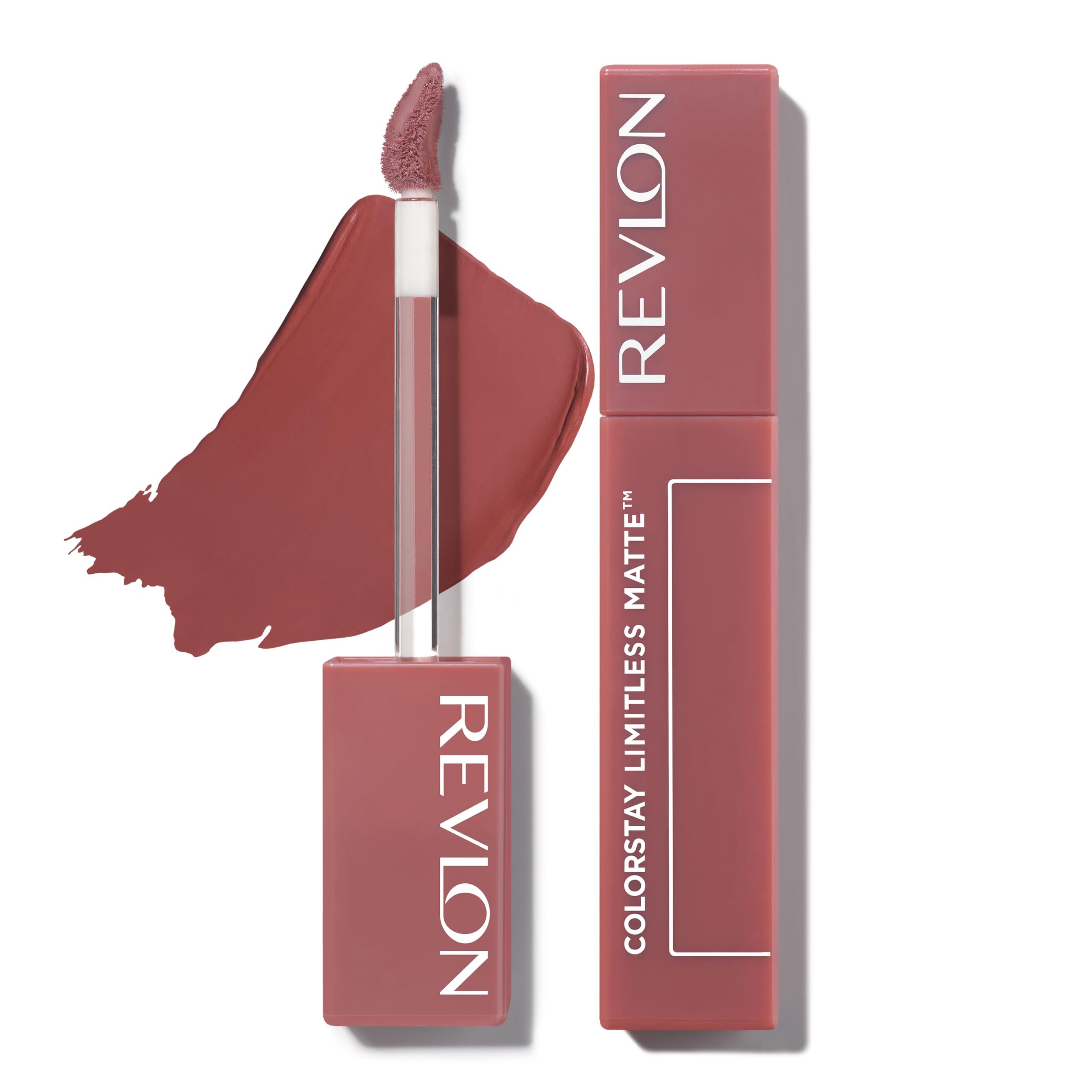 Revlon ColorStay Limitless Matte Liquid Lipstick, Vegan Formula, No-Budge, Longwear Lip Color, Long Lasting, Lightweight/Comfortable, Waterproof, 012 Lead The Way, 0.17 fl oz - Product Image