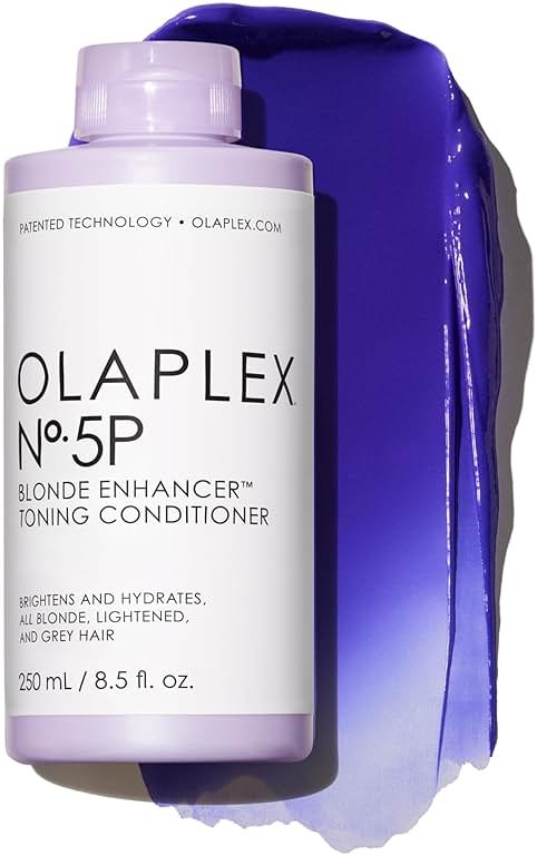 Olaplex Nº.5P Blonde Enhancer Purple Toning Conditioner: Neutralizes Brassiness & Strengthen | Repairs Damages & Hydrates Hair | For Coily, Curly, Straight, and Wavy - Product Image