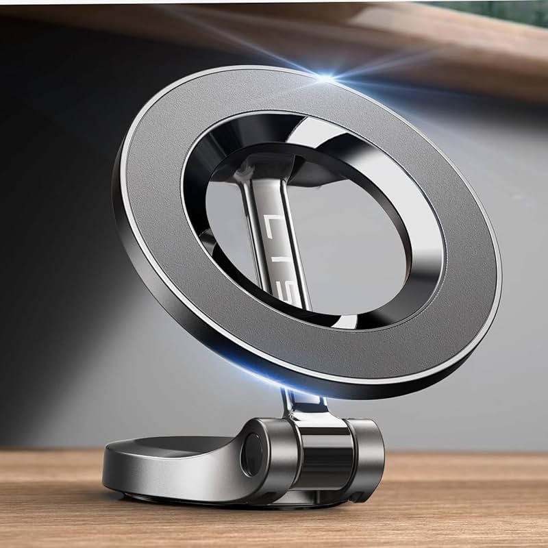 LISEN for MagSafe Car Mount for iPhone 17 Pro Max [24 Strong Magnets] Classic Magnetic Phone Holder for Car Dashboard Magnet Phone Mount Car Cell Phone Holder for iPhone 17 Pro Max Air 16 15 14 13 12 - Product Image