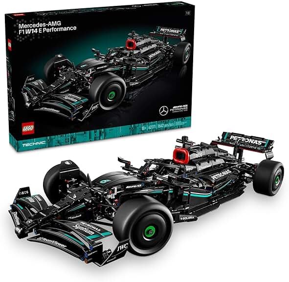 LEGO Technic Mercedes-AMG F1 W14 E Performance Model Car Kits - Formula 1 Building Sets for Adults, Ages 18+ - Gift for Birthdays - Race Car with Realistic Details - 42171 - Product Image