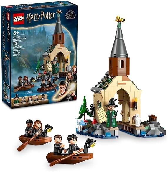 LEGO Harry Potter Hogwarts Boat House Building Toys - Harry Potter Toys for Kids, Girls & Boys, Age 8+ - Birthday Gift with 5 Minifigures - 76426 - Product Image