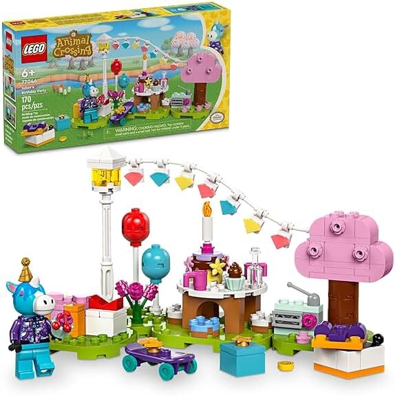 LEGO Animal Crossing Julian’s Birthday Party Video Game Toy for Kids, Animal Crossing Toy from The Video Game Series with Horse Minifigure, Birthday Gift for Girls and Boys Ages 6 and Up, 77046 - Product Image