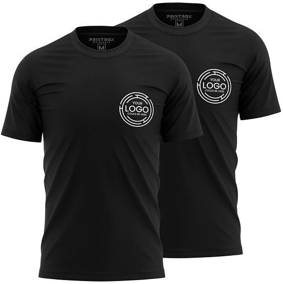 2 Pack Custom Shirts for Men, Workwear T-Shirts, Crewneck Mens Work Shirts, Plain or Customized - Product Image