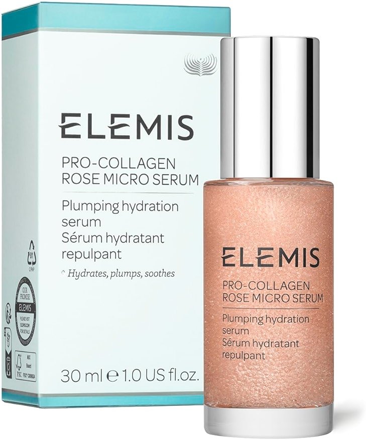 ELEMIS Pro-Collagen Rose Micro Serum | Hydration serum that plumps, soothes, and nourishes your skin while reducing fine lines & wrinkles. - Product Image