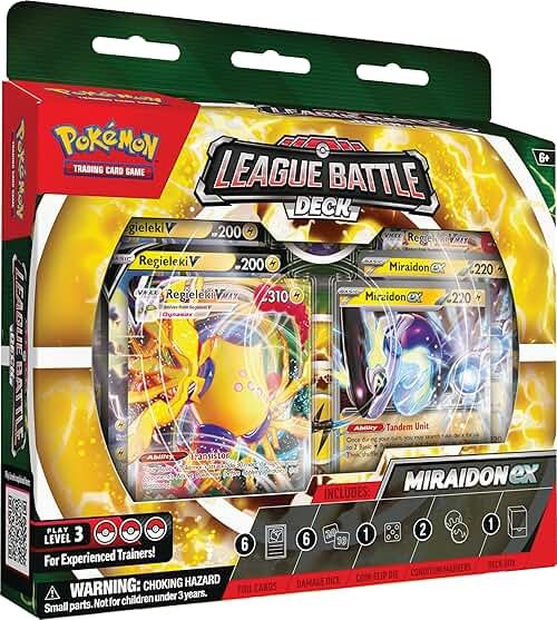 Pokémon TCG: Miraidon ex League Battle Deck - Product Image