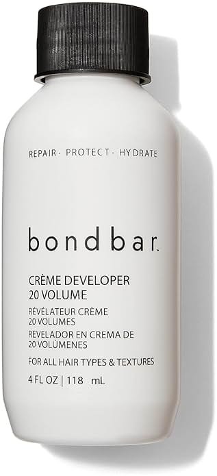 Bondbar 20 Volume Creme Developer, Repairing hair dye for all hair types, CrueltyFree*, ParabenFree, & Vegan, 4 Oz - Product Image
