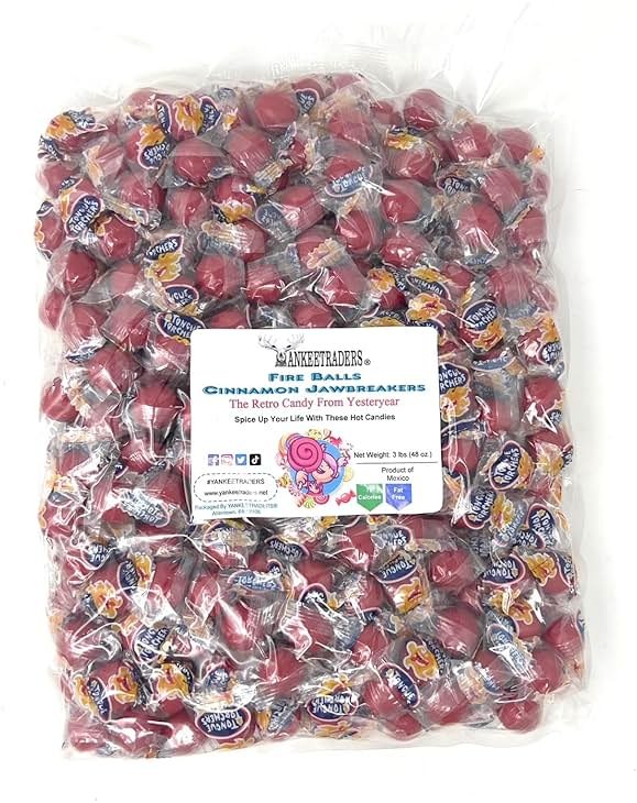 YANKEETRADERS® Fire Balls Cinnamon Jawbreakers 44 Ounce - Product Image