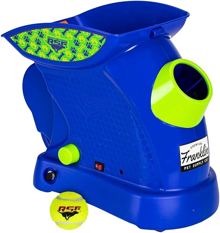 Franklin Pet Supply Co. Ready Set Fetch Mini Automatic Tennis Ball Launcher Dog Toy - Electronic Mini Tennis Ball Thrower for Fetch + Playtime - Launches up to 40 Feet - Interactive Dog Toy - Product Image