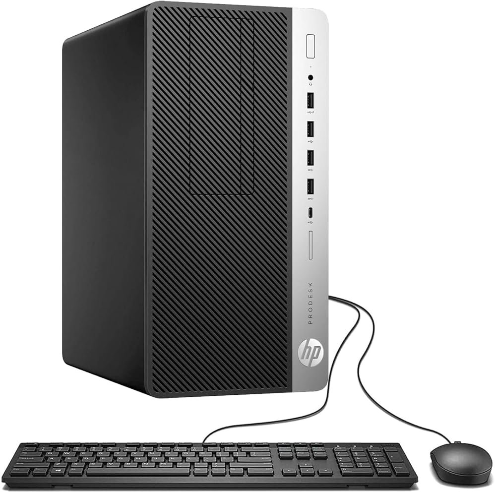 HP ProDesk 600G4 Tower Desktop Computer | Intel i7-8700 (3.4) | 32GB DDR4 RAM | 1TB SSD Solid State | Wi-Fi 5G + Bluetooth | Windows 11 | Home or Office PC (Renewed) - Product Image