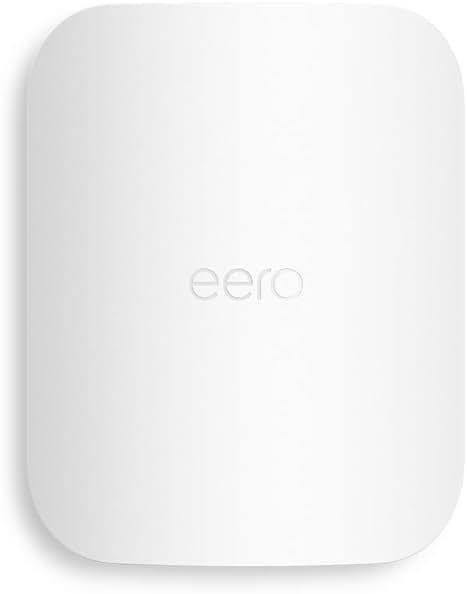 Amazon eero Outdoor 7 dual-band mesh wifi router (newest model), Weatherproof rating of IP66, Coverage up to 15,000 sq. ft. outdoors, 1-pack, Includes 30W PoE+ adapter - Product Image