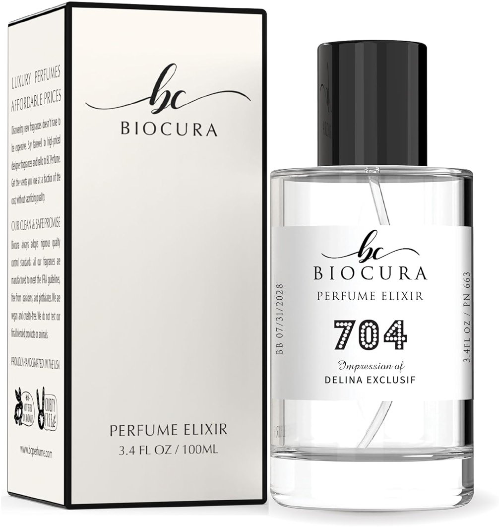 BIOCURA BC Perfume 704 Inspired by Delina Exclusif For Women Replica Fragrance Dupes Eau de Parfum Spray Bottle 3.4 Fl Oz/100ml-X1 - Product Image