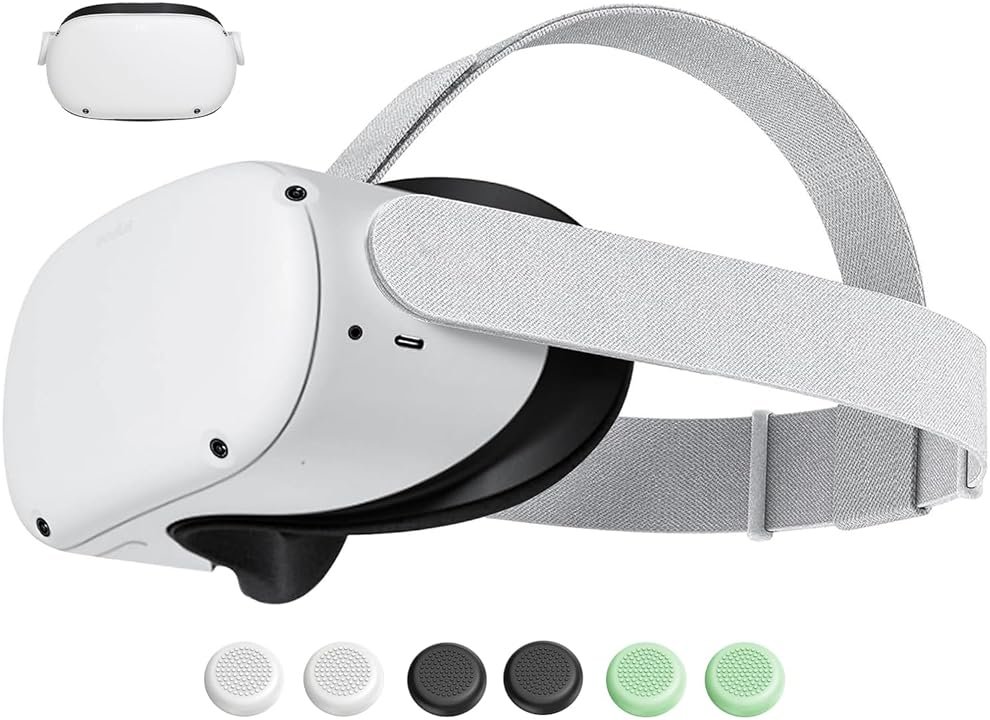 Original Replacement Head Strap for Meta Oculus Quest 2, Enhanced Comfort and Gaming Immersion VR Accessories Compatible with Oculus/Meta Quest 2 Elite Strap - Product Image