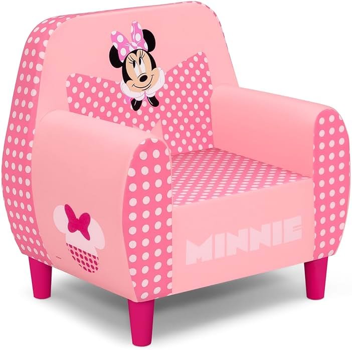 Delta Children - Disney Minnie Mouse Foam Chair for Kids, Pink - Product Image