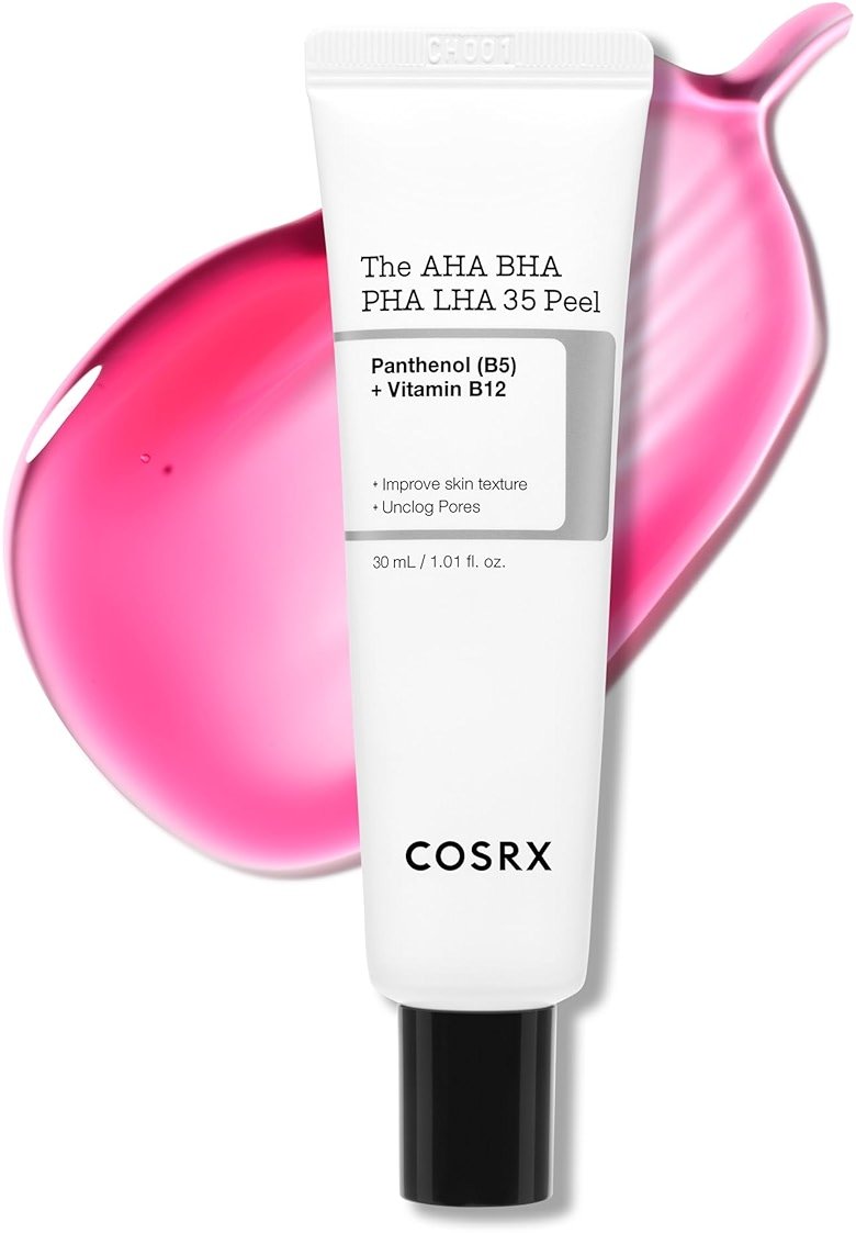 COSRX AHA BHA PHA LHA 35% Peel 1.01 fl. oz / 30 ml, Chemical Exfoliating Peeling Gel for Dull, Rough, Oily skin with Clogged Pored & Dead Skin Cells, Highly Concentrated - Product Image