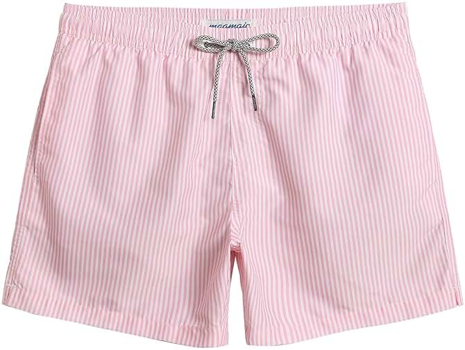 maamgic Mens Swim Trunks 5 Inch with Mesh Lining, Quick Dry Mens Bathing Suit, Swim Shorts for Swimming and Beach - Product Image