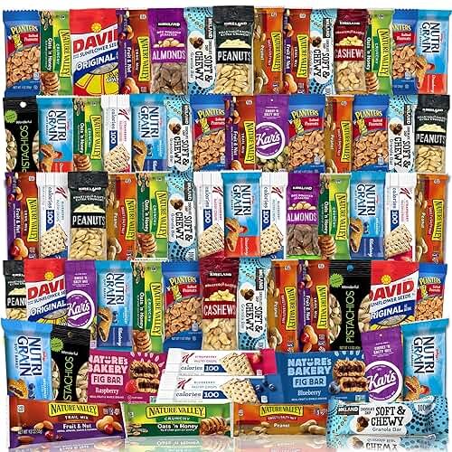 Snacks Gift Variety Basket for Adults (72 Count) Great For Men, Women, Adults, Office, School, Colleges - Gift Assortment Package - Great Gift Basket For Home, Work, Office, Meetings, College - Product Image