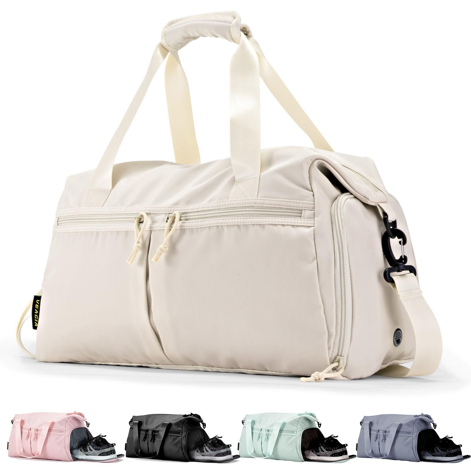 VEAGIA Weekender Duffel Bag with Shoe Compartment And Wet Pocket-Luggage Everyday Overnight Bag for Men and Women Travel-Carry On Gym Bag - Product Image