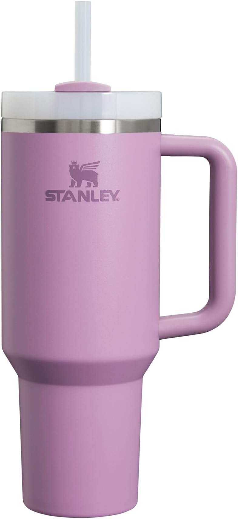 STANLEY Quencher H2.0 Tumbler with Handle and Straw 40 oz | Flowstate 3-Position Lid | Cup Holder Compatible for Travel | Insulated Stainless Steel Cup | BPA-Free | Lilac - Product Image