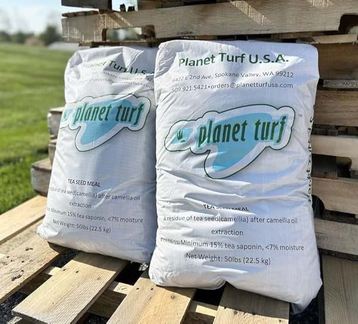 Planet Turf Tea Seed Meal - All Natural, Plant Safe (25 lb) - Product Image