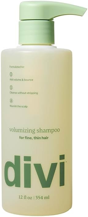 Divi Volumizing Shampoo for Women and Men - Lightweight Volume Shampoo for Fine Hair - Formulated to Cleanse, Nourish and Balance the Scalp - Product Image