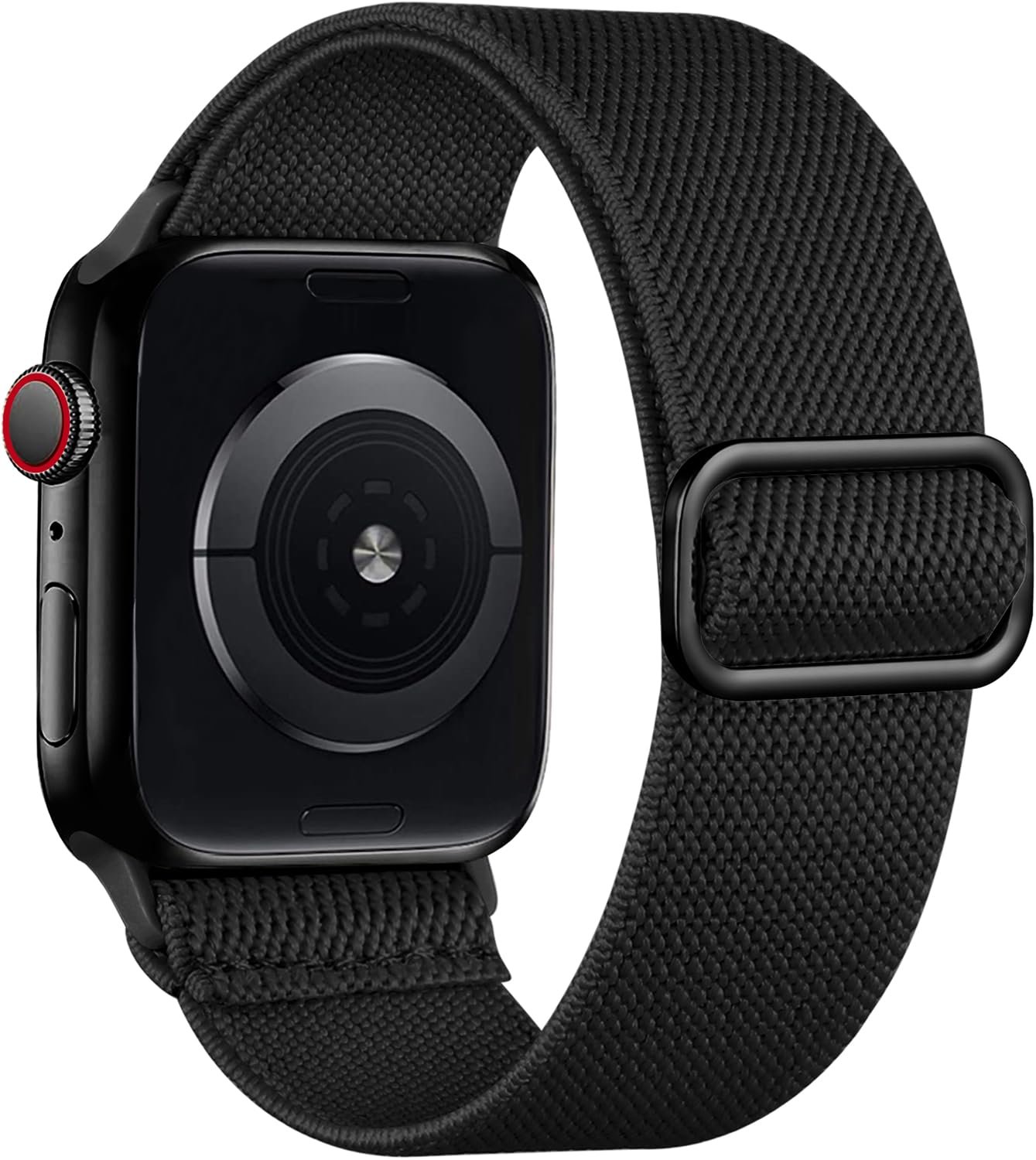Lerobo Braided Band Compatible with Apple Watch Series 11 10 9 8 7 46mm 45mm 41mm Ultra SE 3 2 1 49mm Series 6 5 4 3 44mm 40mm 38mm 42mm Men iWatch Bands Women Stretchy Nylon Solo Loop Sport Strap - Product Image
