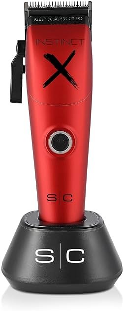 Stylecraft Instinct Professional IN2 Vector Motor Cordless Hair Clipper with Intuitive Torque Control, 3 Modular Lids - Product Image