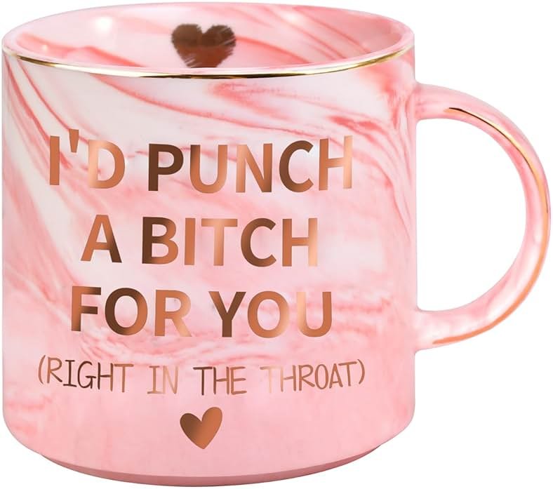 Ulrhpc Mothers Day Mom Gifts for Mom Wife from Daughter Son, Birthday Gifts for Women Her Girlfriend Sisters Friends, 12 OZ Funny Coffee Mug, Valentines Galentines Day Christmas Stocking Stuffers - Product Image