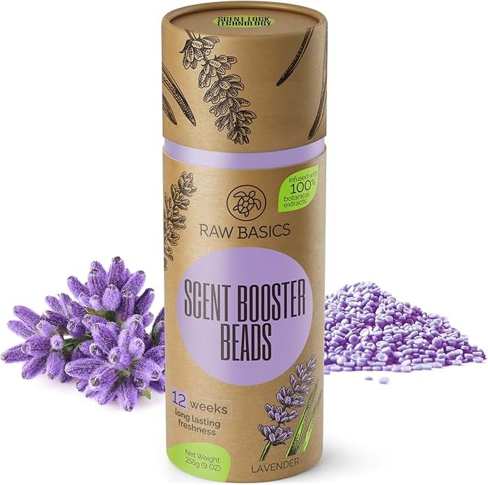 Scent Boosters for Washer, Lavender Aroma - Bulk Laundry Booster Beads and Fabric Smell Deodorizer - In Wash Odor Eliminator Pods for Fresh Scented Clothes - Product Image
