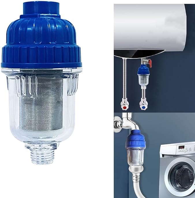 Hard Water Shower Filters,Showerhead Filters for Filtering Sediment and Other Impurities,High Output Household Tap Water Purifiers for Kitchen Bathrooms, Shower Water Filter Softener(Blue) - Product Image