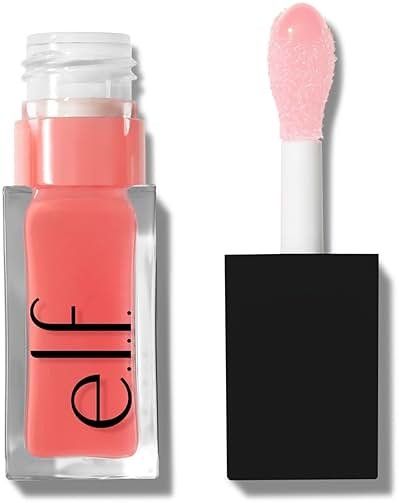 e.l.f. Glow Reviver Lip Oil, Nourishing Tinted Lip Oil For A High-shine Finish, Infused With Jojoba Oil, Vegan & Cruelty-free, Pink Quartz - Product Image