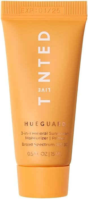 Live Tinted Hueguard® Mini 3-in-1 Mineral Sunscreen, Moisturizer, & Primer for Face and Body - Hydrate and Protect the Skin Year Round - SPF 30, 0.5 Fl Oz - Product Image