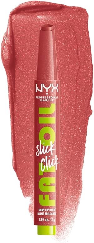 NYX PROFESSIONAL MAKEUP Fat Oil Slick Click, Lightweight, Buildable, Pigmented Vegan Lip Balm - No Filter Needed - Product Image