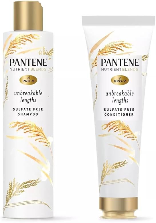 Pantene Nutrient Blends Unbreakable Lengths Shampoo and Conditioner Set - Product Image