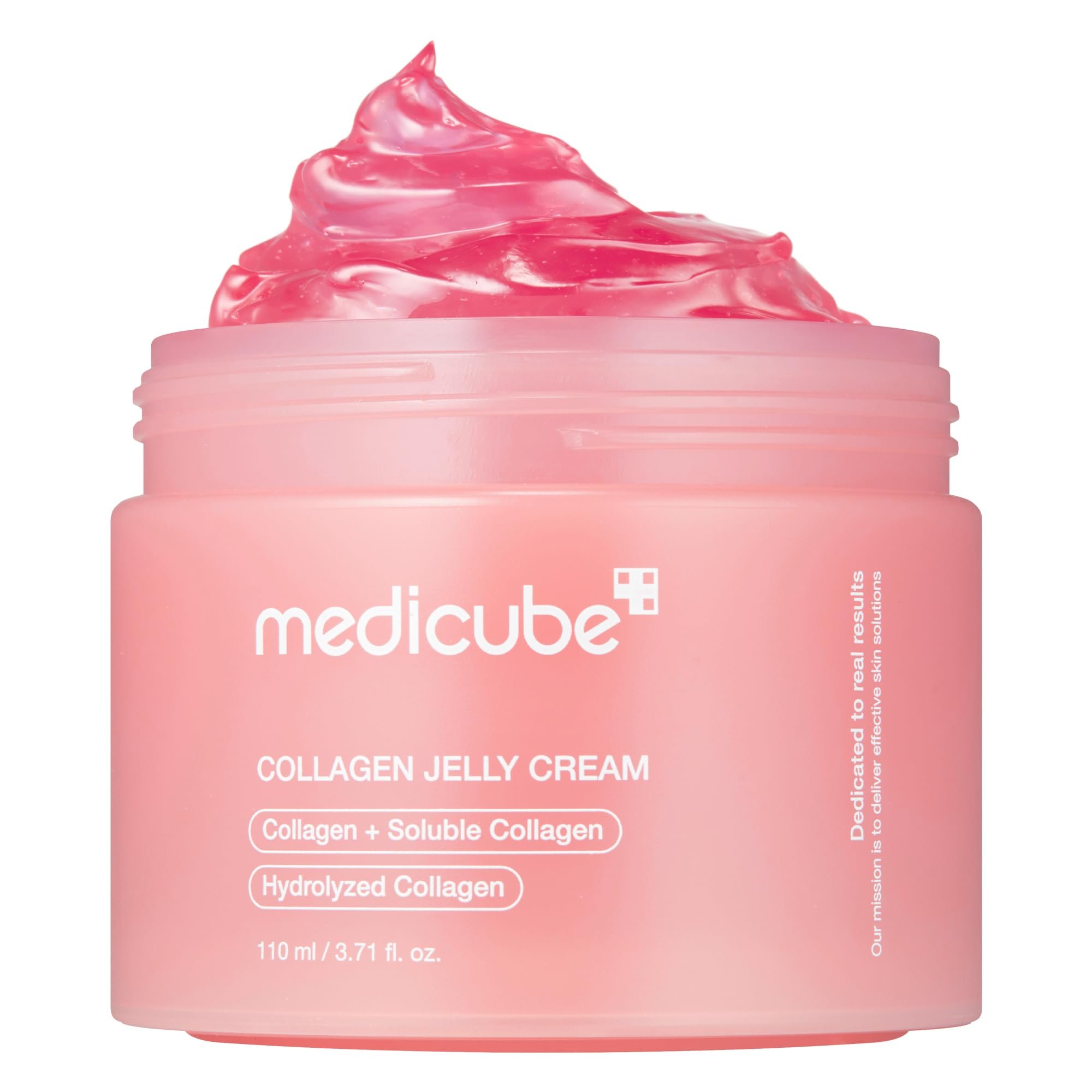 medicube Jelly Cream with Collagen, Niacinamide | Freeze-Dried Hydrolyzed Collagen for Skin Barrier Hydration & 24H Glow | Plumper, Firmer looking skin | 3.71 fl.oz - Product Image