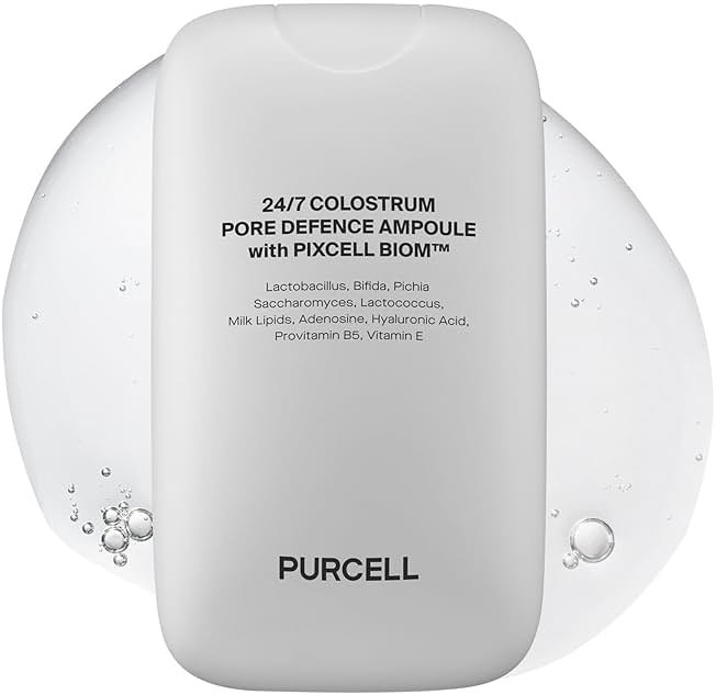 PURCELL 24/7 Colostrum Facial Serum Spray(White) - Ampoule Mist for Glass skin with Long Hydration, Poreless Smooth Skin, Before & After Makeup, Hyaluronic Acid, For All Skin types, 1.85 fl oz(55ml) - Product Image