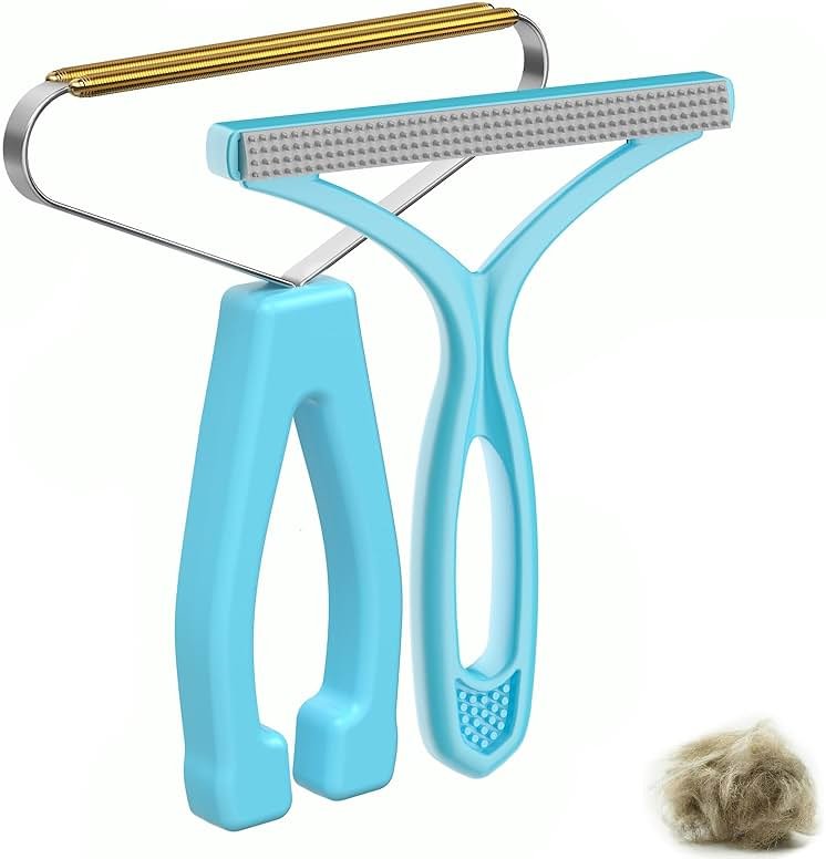 Pet Hair Remover, Dog and Cat Hair Remover, Wool Hair Remover, Carpet Rake for Pet Hair Removal, Carpet Rake, Pile Brush, Hand Shaver for Carpets, Car Cushions, Sofas, Pet Beds, Furniture & Rug - Product Image