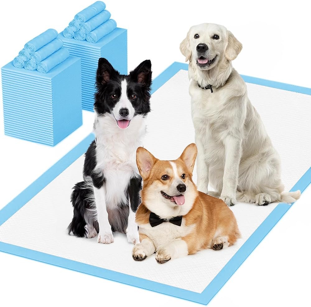 Puppy Pee Pads for Dogs 28"x44" 40 Count, Dog Pee Pads Extra Large, Leak-Proof & Super Absorbent, Thicken Disposable Potty Pads Puppy Training Pads for Cats Rabbits - Product Image