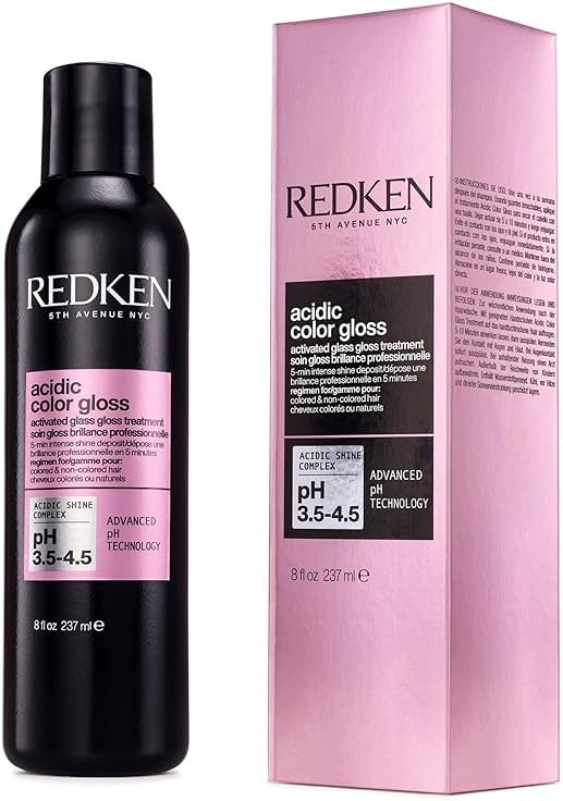 Redken Acidic Color Gloss Glass Gloss Treatment For Color-Treated Hair - Rinse Out Glossing Treatment, Intense Shine & Conditioning - Product Image