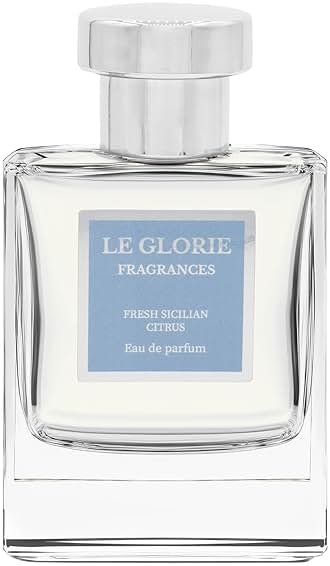 Le Glorie Fragrances Inspired by L*ght Blue, Fresh Sicilian Citrus EDP, Long Lasting 12-14 Hours Perfume Spray for Men, Unisex, All Skin Types, Cruelty Free - 1.7 Fl oz 50ml - Product Image