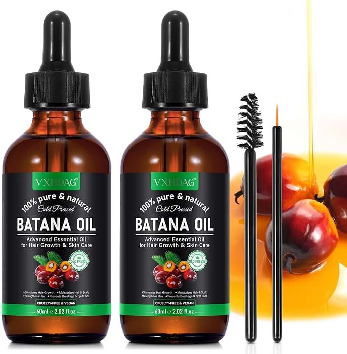 Batana Oil for Hair Growth - 100% Pure & Natural Batana Oil from Honduras, Eliminate Hair Split Ends,Enhances Hair & Skin Radiance Nourishment, All Hair Types 4.04 fl oz - Product Image