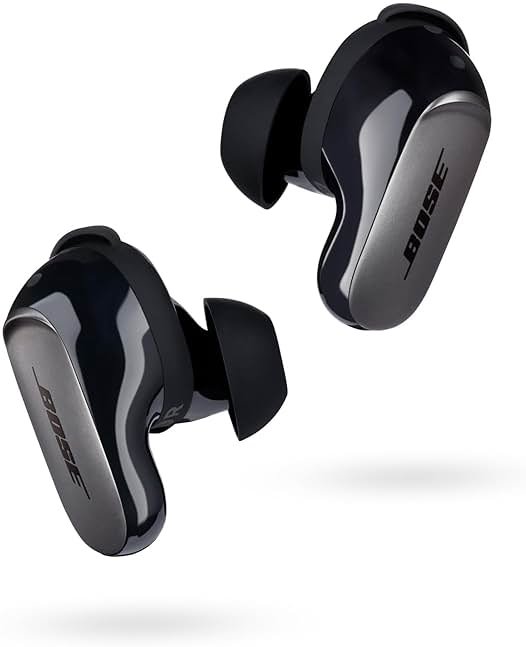 Bose QuietComfort Ultra True Wireless Noise Cancelling In-Ear Earbuds - Black (Renewed) - Product Image