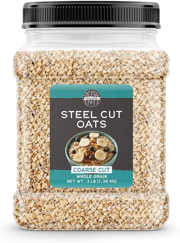 Birch & Meadow Steel Cut Oats, 3 lb, Whole Grain, Irish Oat Meal, Breakfast - Product Image