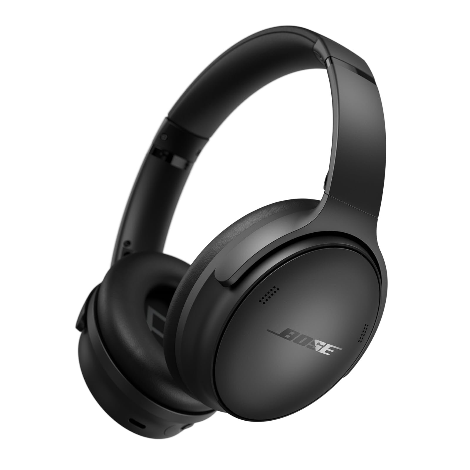 Bose QuietComfort Wireless Noise Cancelling Headphones, Bluetooth Over Ear Headphones with Up to 24 Hours of Battery Life, Black (Renewed) - Product Image