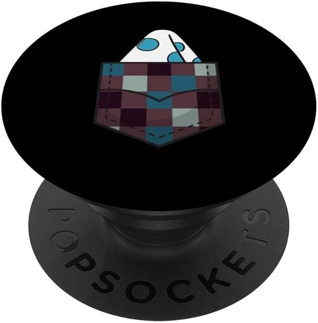Men's Mock Formal Pocket With Handkerchief Gifts PopSockets Standard PopGrip - Product Image