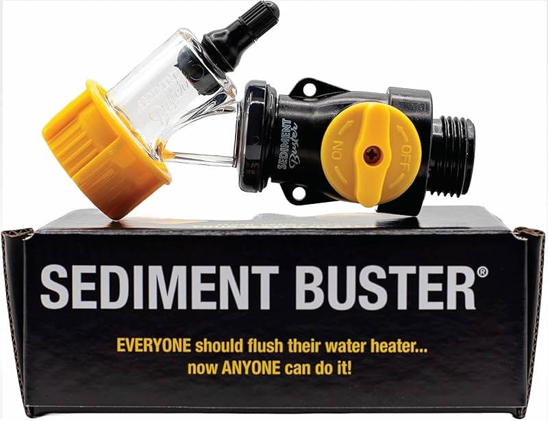 Sediment Buster UL Verified V699054 Water Heater Flushing, Cleaning Tool | Sediment Buster® breaks up, stirs and drains sediment clogs from gas or electric water heaters, includes video instructions - Product Image