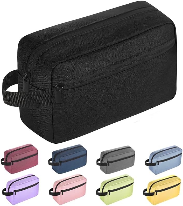 Icramsy Travel Toiletry bag Toiletry bag for women men Hanging Cosmetic bag Travel accessories for Women Men (Black) - Product Image